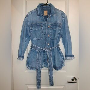 GAP Denim Belted Jacket